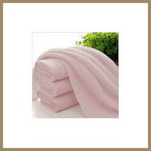Bezos Banyo Havlusu Kadife Otel Ve Banyo Havlusu 70 X 140cm Pudra 22