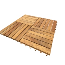 Teak Karo Deck 30cm 30cm Geçmeli Yer Karosu