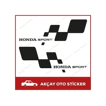 Honda Sport Sticker (Takım Set) Honda Sticker Honda Oto Sticker
