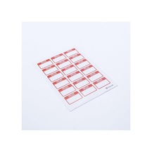 Sticker, Hello My Name Is İsimlik, Okul Etiketi, 4.5x3 Cm, 180 Adet 10 Sayfa Tek Ebat Altın - Siyah