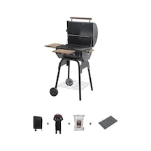 Grillord 50 Kömürlü Barbekü 1 Adet Döküm Izgaralı + Hediye Seti Önlük + Kılıf Diğer