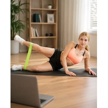 Spor Antrenman Direnç Bandı Esnek Dayanıklı Egzersiz Ve Fitness Lastiği