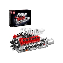 Mould King V12 Engine Model Kit +1366 Parça
