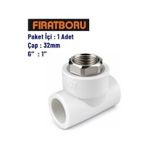 Fırat İç Dişli Te Altı Köşe 32mm, 1'', 1 Adet, 7b51032254