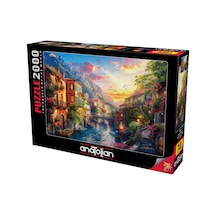 Anatolian 2000 Parçalık Puzzle - Akdeniz Kasabası 3969