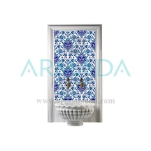 Armada Çini 60X100 CM Ac 42 Mavi Serigraf Türk Hamamı Pano