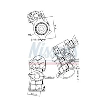Opel Meriva A Egr Valfi 1.3 Cdti 2005-2011 Z13dtj Nıssens 98181