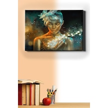 Webstyle Sayılarla Boyama Seti Kasnaklı Altın Kız 60 X 75 Cm