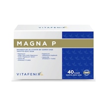 Magna P Magnezyum Vitamin B6 40 Saşe