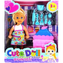 Cute Doll Mini Bebek Mutfak Oyun Seti