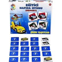 Laço Puzzle Lc023 Eğitici Hafıza Oyunu Sevimli Taşıtlar