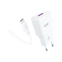 LinkTech T443e Strong 18W QC3.0 Hızlı Şarj Aleti Type-C Kablo Set