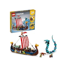 LEGO® Creator 31132 Viking Gemisi ve Midgard Yılanı 1192 Parça