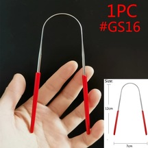 1 Dil Kazıyıcı Temizleyici Yetişkin Cerrahi Sınıf Kötü Nefes Ortadan Paslanmaz 1pc Gs16