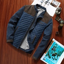 Pasifix Düz Renkli Kolaj Yaka Erkek Ceket 001