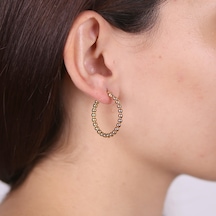 Atarkuyumculuk Top Top Halka Küpe