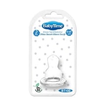 Babytime Silikon Damaklı Biberon Emziği N.1 Bt099