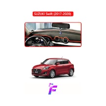 Suzukı Swift 2017-2020 Uyumlu Torpido Örtüsü Yansıma Önleyici Tam Koruma Hızlı Montaj K51