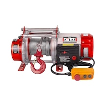 Attlas Atev 1500 Elektrikli Halatlı Vinç Bakır Sargı 750-1500 Kg 4000 W A1202005
