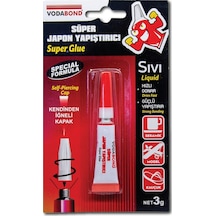 Vodabond Süper Japon Yapıştırıcı Şeffaf - 3 Gr.
