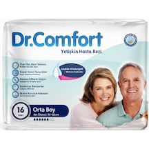 Dr.Comfort Yetişkin Bel Bağlamalı Hasta Bezi Medium 2 x 8'Li 16 Adet