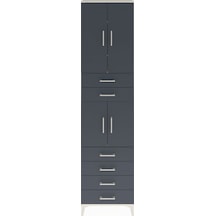 Arges Dolap 4 Raflı 6 Çekmeceli 4 Kapaklı 60x30x243 Aytaşı-an... Aytaşı