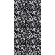 Buffalo Halftone Camos Motorcu Çok Amaçlı Outdoor Boyunluk Unisex Bandana Siyah