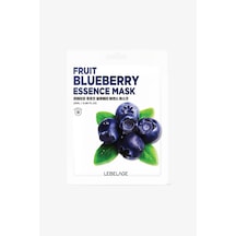 Yabanmersini Özü İçeren Kağıt Maske Lebelage Fruit Blueberry Mask