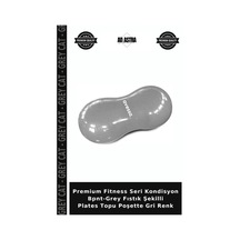 Premium Fitness Seri Kondisyon Bpnt-grey Fıstık Şekilli Plates Topu Poşette Gri Renk
