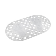 Serisi Banyo - Küvet Içi Kaydırmaz Vantuzlu Yuvarlak Desenli Oval Paspas 66 5 X 36 5 Cm Beyaz Çok Renkli