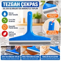 Tezgâh Çekpası Silikon Uçlu Su, Sıvı, Kırıntı Ve Kir Toplayıcı Mutfak Banyo Çekçek