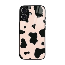 Apple Uyumlu iPhone 17 Pink Milky Tasarımlı Glossy Telefon Kılıfı Uyumlu Çok Renkli