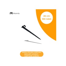 Damla Sulama Sabitleme Çubuğu 26 Cm - Dayanıklı Ve Kolay Montajlı Bağlantı Parçası 100 Adet