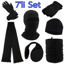 Axe Sportswear Polar Eldiven Atkı Bere Boyunluk Kar Maskesi Kulaklık 7'li Set