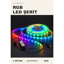 Onerous 5 M Rgb Led Şerit, Bluetooth