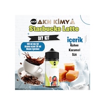 Starbucks Latte Dıy Kit Kahve Karamel Süt Gıda Aroması %20 Oranda Aroma İçerir Hazır Değildir 100 Ml