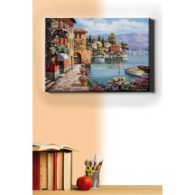 Webstyle Sayılarla Boyama Seti Kasnaklı Yalı Sahili 60 X 75 Cm
