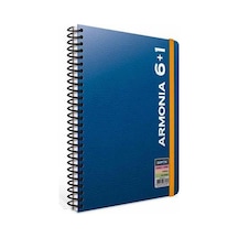 Gıpta 3302 The Book Pastels Çizgili 120 Yaprak Defter 20 X 28 Cm Çok Renkli