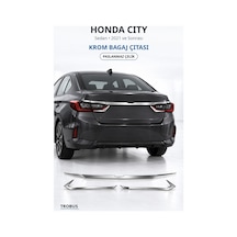 Honda City 2021 Ve Sonrası Uyumlu Krom Bagaj Çıtası Paslanmaz Çelik