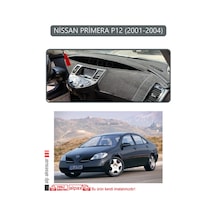 Nissan Primera P12 2001-2004torpido Koruma Halısı Gri Kenar
