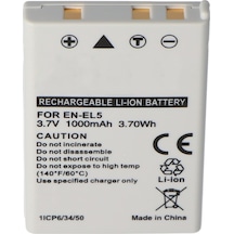 Nikon EN-EL5, Duracell CP1 için uygun AccuCell pil