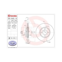 Brembo On Fren Dısk Aynası B Max 12 Fıesta Vı 13 Transıt Courıer 14 Brembo 09c42211 Ay111125aa Ey161125ba 1833857