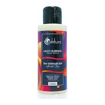 Multi-surface Hibrit Akrilik Boya, 120ml, Su Bazlı, Ahşap Cam Seramik Metal Kumaş Plastik İçin Beyaz Kuğu 0,15 L