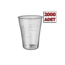Plastik Bardak 250cc Şeffaf 2000 Li