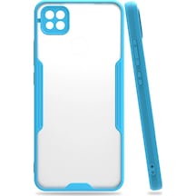 Muratech Newface Xiaomi Redmi 9c Kılıf Platin Silikon - Mavi