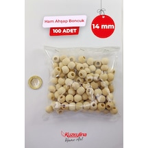 14 Mm Ahşap Ham Boncuk - 100 Adet