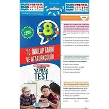 8. Sınıf İnkılap Yaprak Test Yeni Nesil - Evrensel İletişim YayınL