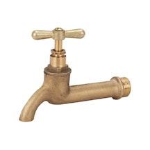 Bahçe & Lavabo Sarı Terkos Musluk Kısa Musluk Sarı