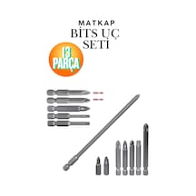13 Parça Matkap Bits Uç Seti S2 Çelik Mıknatıslı Vidalama Ucu Seti Düz Yıldız Torx Akülü Vidalama Uçları Profesyonel Bits Uç Seti Matkap Ucu Vidalama Lokma Seti Paslanmaz Düz Yıldız Torx Uç Seti