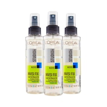 L Oréal Paris Studio Line Invisi Fix 5 Güçlü Tutuş Sıvı Saç Jeli, 3 X 150 Ml, Üçlü Paket